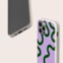 Purple Swirl Biodegradable Phone Case, thumbnail 3 of 8