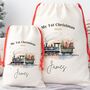 1st Christmas Train Christmas Sack, thumbnail 2 of 3