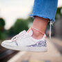 White Colourful Beaded Anklet, thumbnail 2 of 7