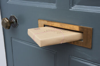 Christmas Letter Box Hamper With Gin And Truffles, 7 of 7
