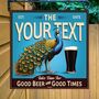 The Peacock Inn, Personalised Bar Sign, thumbnail 4 of 12
