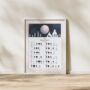 Wolf 2026 Lunar Calendar A4 Print, thumbnail 4 of 4