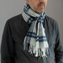 Merino Lambswool Check Scarf Collection, thumbnail 7 of 12