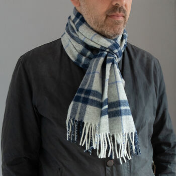 Merino Lambswool Check Scarf Collection, 7 of 12