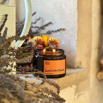 Sweet Smokin' Bourbon Large Double Wick Candle, 3 of 3