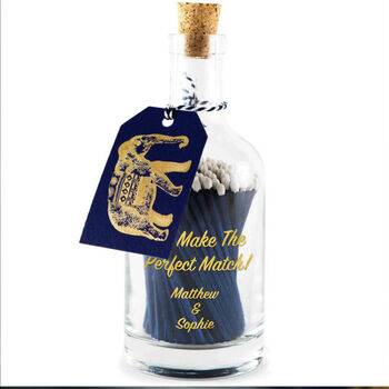 Corked Bottle Of Hand Dipped Matches, 3 of 4