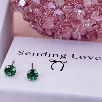 May Birthstone Earrings Gift For Her, 4 of 6