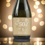 Personalised 50th Golden Wedding Anniversary Prosecco, thumbnail 3 of 5
