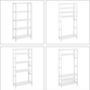 Five Tier Bamboo Storage Shelving Unit, thumbnail 6 of 8