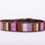 Leather Beaded Dog Collar, thumbnail 9 of 12