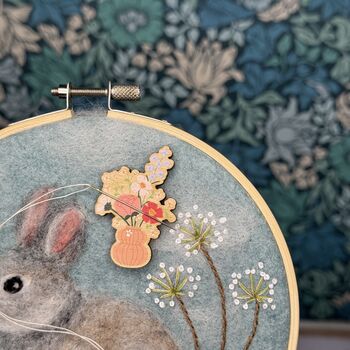 Vase Of Flowers Needle Minder, 3 of 6
