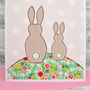 'Bunny' First Birthday As My Mummy / Nana Birthday Card, thumbnail 4 of 4