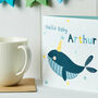 Personalised Whale Congratulations New Baby Card, thumbnail 3 of 3