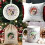 Personalised Christmas Bulldog Break Through, thumbnail 1 of 10