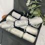 Personalised Reusable White Christmas Crackers, thumbnail 3 of 10
