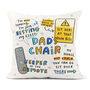 Dads Chair Cushion, thumbnail 1 of 3