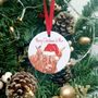 Highland Cow Christmas Tree Decoration, thumbnail 2 of 6