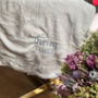 Personalised Embroidered Family Surname Blanket, thumbnail 2 of 5