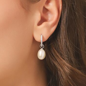 Timeless Pearl Jewellery Set In Sterling Silver And 18k Gold Vermeil, 4 of 12