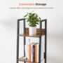 Four Tier Ladder Shelf Free Standing Storage Bookcase, thumbnail 8 of 9