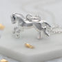 Personalised Sterling Silver Little Horse Necklace, thumbnail 1 of 4