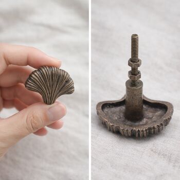 Nautical Brass Seashell Knob, 4 of 8