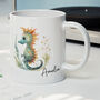 Personalised Name Painted Sea Horse Office Gift Mug, thumbnail 1 of 4