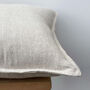 Linen Cushion Cover Natural, thumbnail 4 of 7