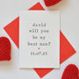 Personalised 'Will You Be My Best Man?' Card, thumbnail 3 of 4