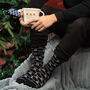 Chord Blue And Christmas Tree Black Men's Socks Bundle, thumbnail 3 of 5