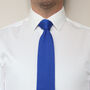 Men's Knitted Bow Tie In Royal Blue | Perfect Wedding Neck Tie For Groomsmen | Gents Woven Tie, thumbnail 6 of 12