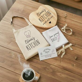 Personalised Mother’s Day Kitchen Gift Set For Mum, 4 of 5