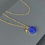 Lapis Lazuli Disc Necklace, thumbnail 1 of 5