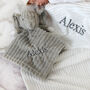 Personalised Elephant Ribbed Comforter And Blanket Set, thumbnail 5 of 12