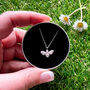 Sterling Silver Bee Necklace In A Gift Tin, thumbnail 1 of 11