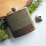 Leather Personalised Hip Flask, thumbnail 7 of 8