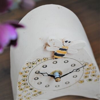 Bee Mantel Ceramic Clock, 4 of 9