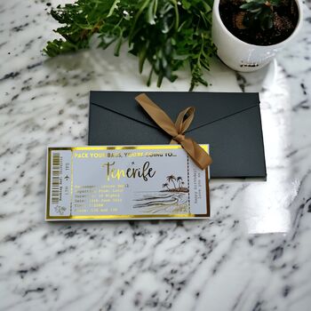 Milan Personalised Holiday Gift Voucher Ticket, 6 of 11