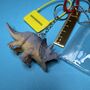 Brass Ruler Keyring Bag Charm Bunch With Dinosaur Goodordering, thumbnail 7 of 7