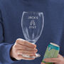 Personalised Birthday Stemmed Beer Glass, thumbnail 3 of 4