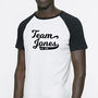 Personalised Organic Team Newlywed Baseball T Shirt, thumbnail 2 of 4