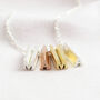 Personalised Initial Shape Bar Necklace, thumbnail 3 of 10