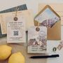 Luggage Tag Save The Date Sorrento, thumbnail 4 of 5