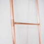Copper Pipe Blanket And Towel Display Ladder, thumbnail 3 of 4