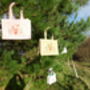 Christmas Rudolf Reindeer Jute Gift Bags, thumbnail 4 of 4
