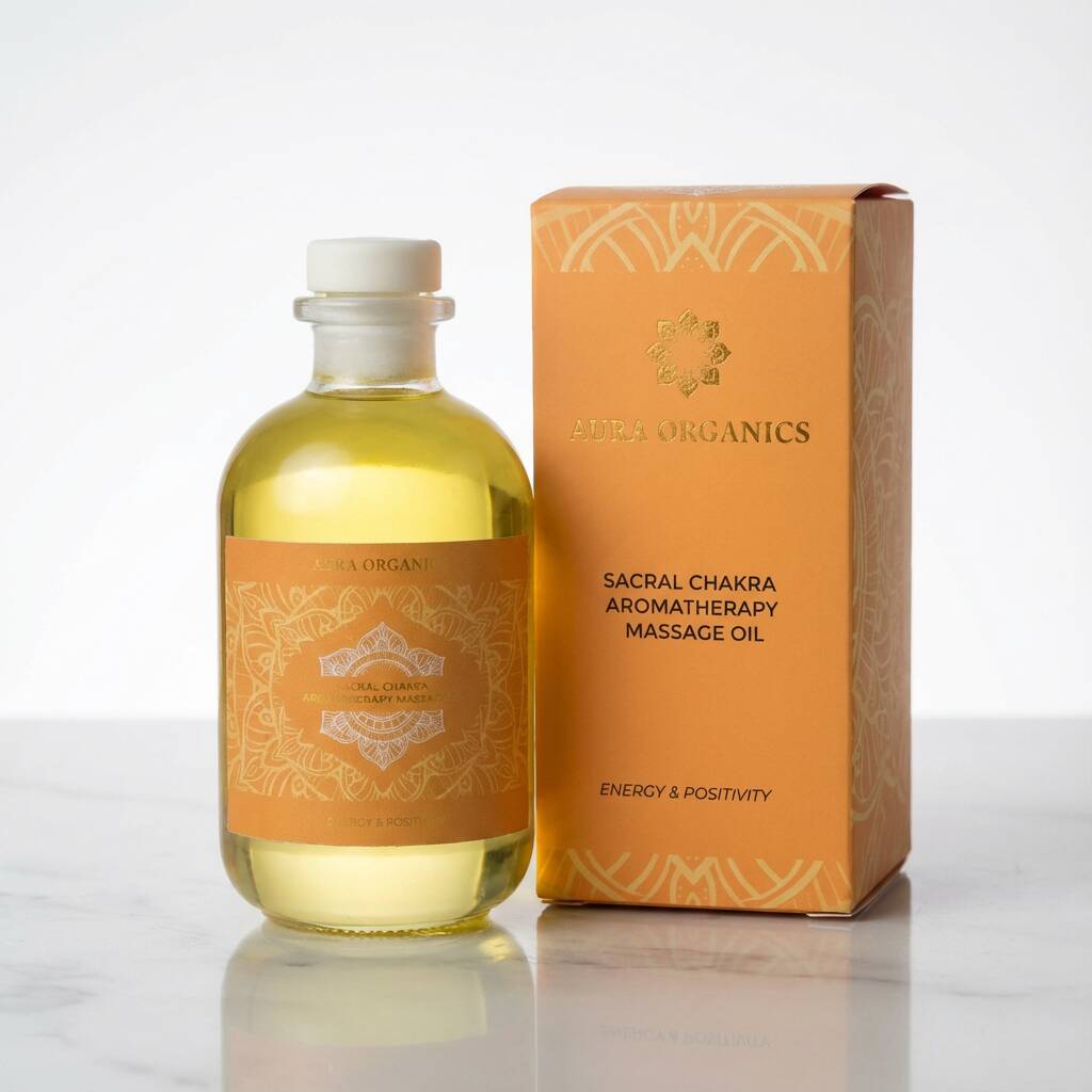 Massage Oil Sacral Chakra Blend, 1 of 2
