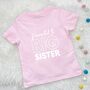 Promoted To Big Sister T Shirt, thumbnail 3 of 6