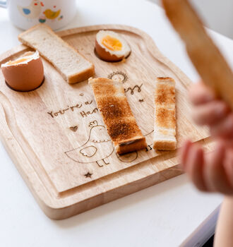Personalised Chick Toast Chopping Board, 8 of 8
