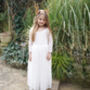 Evelyn ~ Ivory Lace Dress ~ Flower Girl | Party Dress, thumbnail 3 of 10