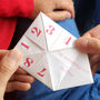 Personalised Valentine Origami Fortune Teller Card, thumbnail 6 of 10